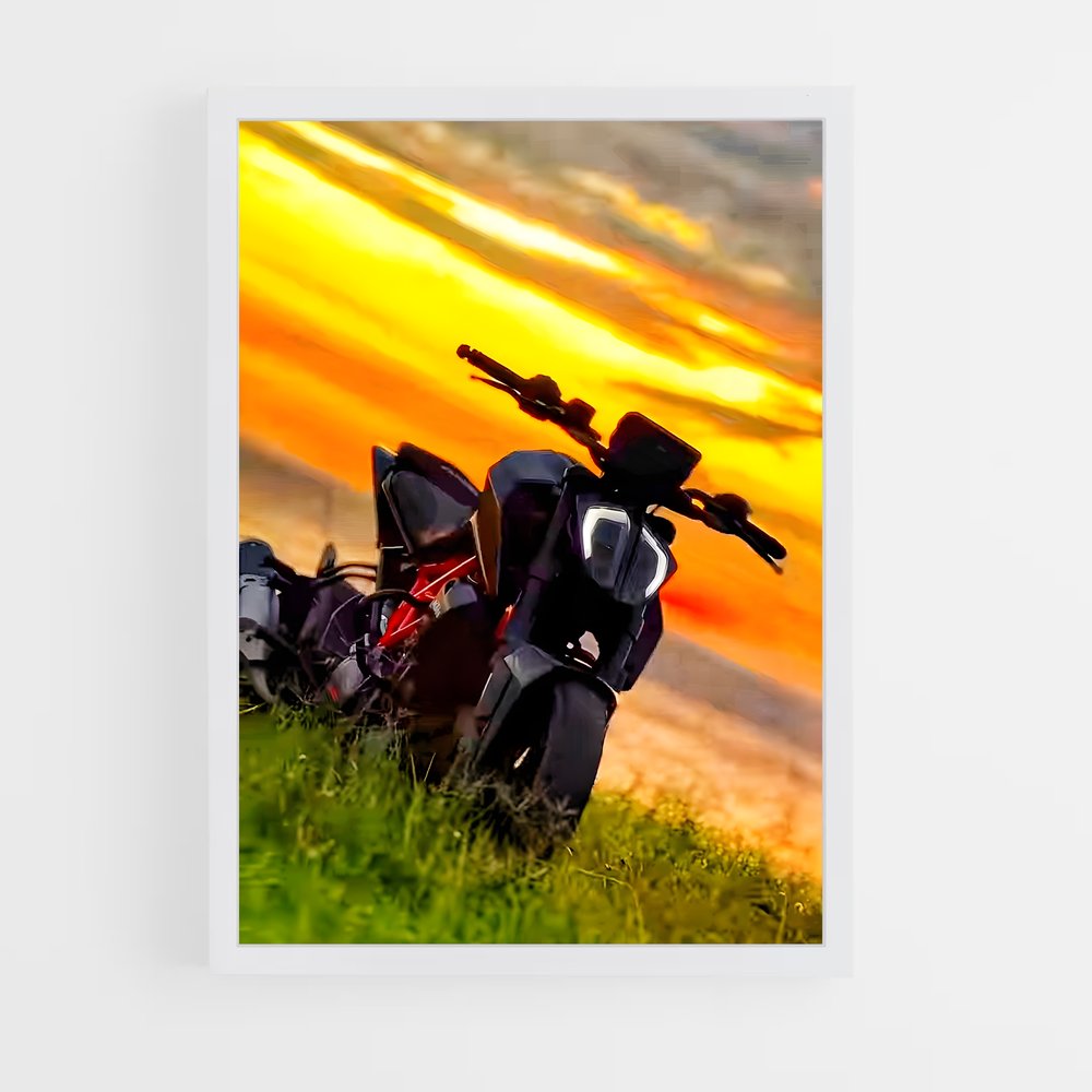 Poster noble duc élégant – affiche KTM Moto (vue 3)